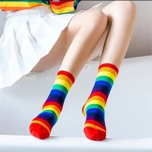 RAINBOW capri tube socks
